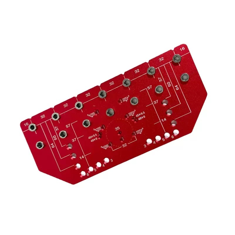 Aluminium Alloy Cabinet Hinge Drilling Template Kit