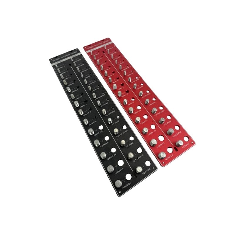 28-Hole Aluminium Alloy Screw Thread Gauge